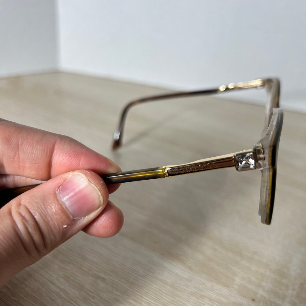 Jimmy Choo JC274 DXH Eyeglasses PARTS ONLY Tortoise Shell Frames Italy 145 - Picture 15 of 16